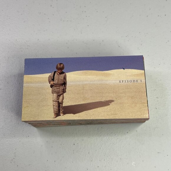 Star Wars Episode 1 Complete Widevision Trading Base Card Set 1-80 Topps - 1999 - Picture 3 of 5